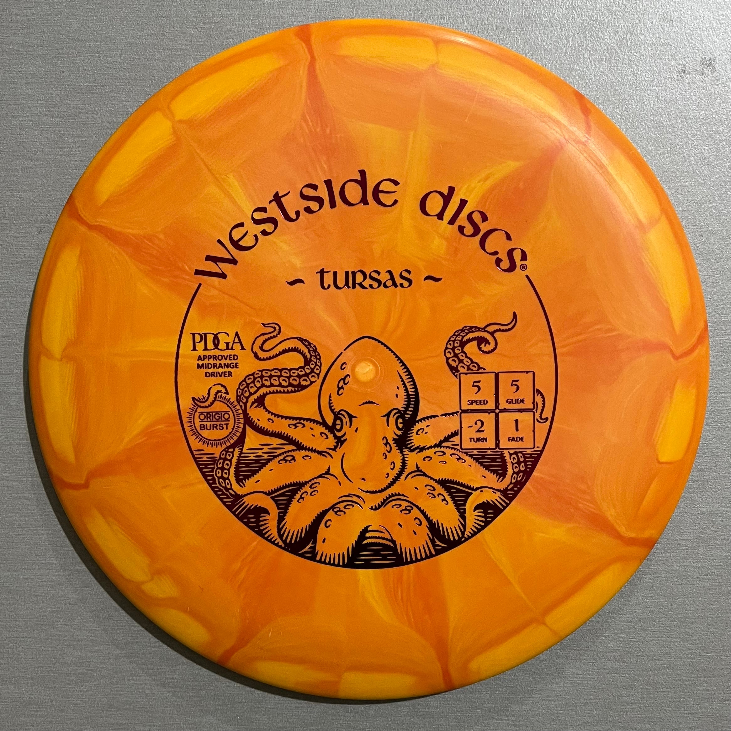 Westside Discs Tursas Origio Burst - Mid Range Disc - Sportinglife Turangi 